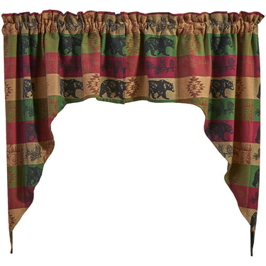 Pinecones And Trees Jacquard Swags 36